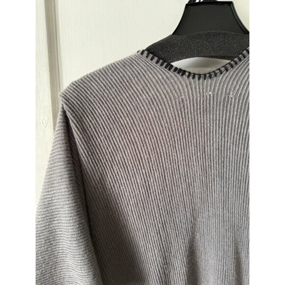 Apt 9 grey and black knit poncho - Picture 7 of 8